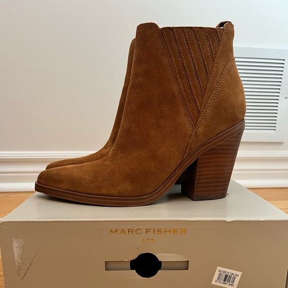 Marc Fisher Gadri Ankle Boot in Natural - Picture 3 of 10